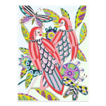Djeco Djeco, DJ08691, Colouring Gallery, sada antistresových omalovánek, Ptáci