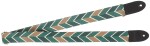 Cascha CUS-JW2 Ukulele Strap Jacquard - Ethnic Green