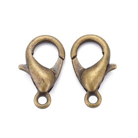 Karabinka - starobronzová - 12 x 6 mm - 1 ks