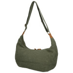Trendy textilní dámská kabelka na rameno Ester, zelená
