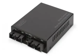 Digitus Gigabit Mediakonvertor / Mediakonvertor / Multimode-Singlemode / SC/SC / 1000Base-SX / dosah 20 km (DN-82124)