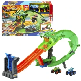Mattel Hot Wheels Monster trucks dráha dračí zkáza