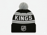 Outerstuff Dětská zimní čepice Los Angeles Kings NHL Jacquard Cuffed Knit With Pom