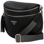 Stylová dámská koženková ledvinka Fima, černá