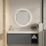 Erga Sofia, kulaté LED zrcadlo 70cm, 1610 lm, 3 barvy světla, ERG-V01-207-7070