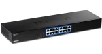 TRENDnet TEG-S17 / Switch / 16x Gigabit RJ-45 / 32 Gbit/s / kovové provedení, 19" rack (TEG-S17)