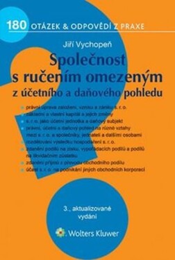 Společnost ručením omezeným účetního daňového pohledu,