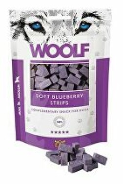 WOOLF Classic poch. Soft Blueberry Strips 100g
