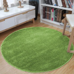 DumDekorace DumDekorace Kulatý koberec zelené barvy