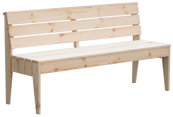 ROJA POOL dřevěná lavice - PŘÍRODNÍ