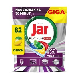 JAR PLATINUM Plus kapsle do myčky 82 kusů MIRACLE