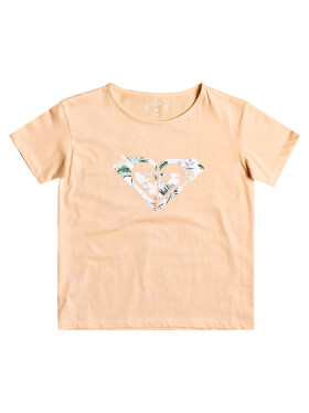 Roxy DAY AND NIGHT PRINT APRICOT ICE dětské tričko s krátkým rukávem - 10/M