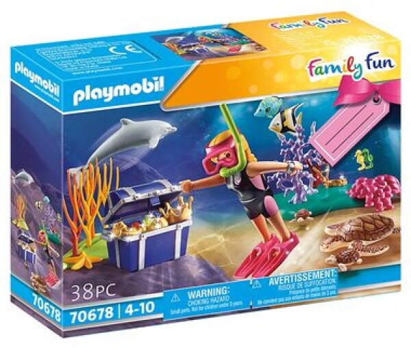 Playmobil® Family Fun 70678 Dárkový set "Potápěčka s pokladem"