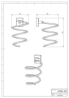NOVASERVIS - Držák fénu Metalia 12 chrom 0283,0