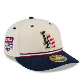 New Era Pánská kšiltovka Los Angeles Dodgers MLB 2026 4th of July USA 250 Low Profile 59FIFTY Fitted Velikost: 7 3/8
