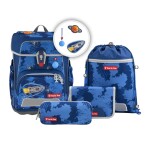 Školní aktovka Step by Step CLOUD REFLECT, Rocket Novo - 5 dílný set, AGR certifikát