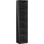 MEXEN - Box-A skříňka vysoká - sloup 35, černá lesk 91AX1-1600-300-1-70