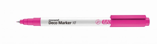 Akrylový fix Monami Deco Marker XF 0,7 mm - růžový sytě DOPRODEJ