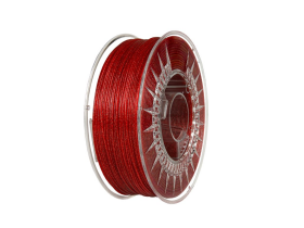 PLA filament 1,75 mm Galaxy třpytivý červený Devil Design 1 kg
