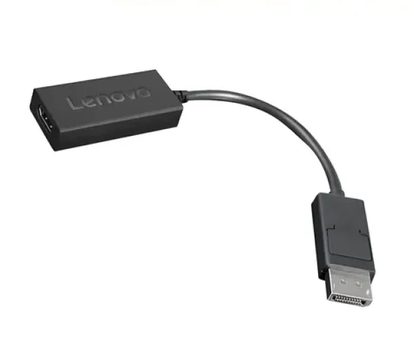 Lenovo adaptér DisplayPort na HDMI 2.0b černá / Redukce / 4K 60Hz / 0,225 m (4X90R61023)