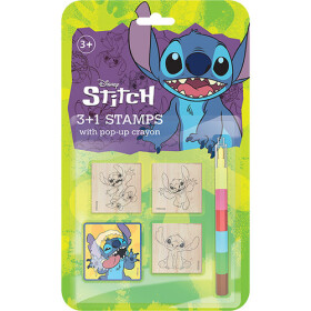 Razítka 3+1 s voskovkou Lilo Stitch