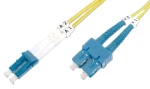 DIGITUS Fiber Optic Patch Cord, LC to SC Singlemode 09/125 Duplex Length 2m