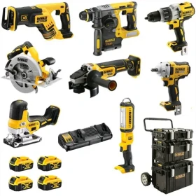 DeWalt DCK856P4 / Sada Aku nářadí: DCD 996 + DCF 894 + DCH 273 + DCG 405 + DCS 367+ DCS 335 +DCS 570+DCL 050 (DCK856P4)