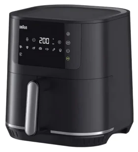 Braun Houshold MultiFry 5 HF 5034I černá / Horkovzdušná fritéza / 6 l / 1700 W / dotykový LCD (0X12500022)