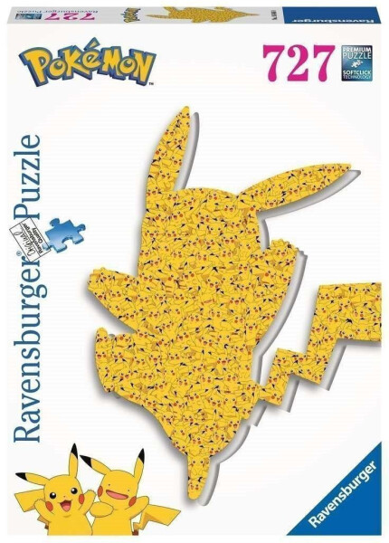 Puzzle Pokémon: Pikachu silueta 727 dílků
