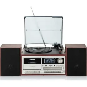 ROADSTAR HIF-8892D+BT hnědá / Gramofon / 64 W / CD / DAB+ a FM / BT / AUX RCA / USB / SD karta (7621800032935)