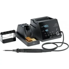 Goobay Digitální pájecí stanice 70W / Pájecí stanice / 160-480 °C / LCD displej / Rychlé nahřátí (78624)