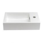 Nábytkové umyvadlo Naturel Verona 46x26 cm s otvorem pro baterii VE4626 VE4626