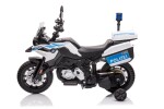 Mamido Dětská elektrická motorka Policie BMW bílá