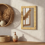 REA - Nástěnné zrcadlo Boho 55CM KLNA-MR01 HOM-02803