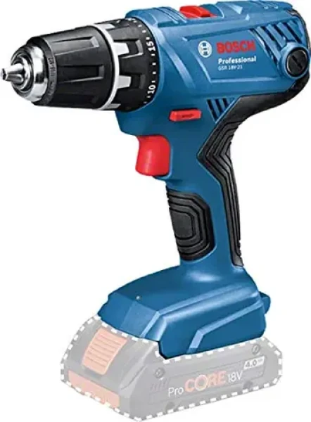 BOSCH GSR 18V-21 Professional / Aku vrtačka / 18V / 13mm sklíčidlo / 1800 ot-min / 55 Nm / bez aku (06019H1071)