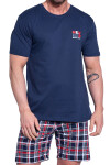 Pánské pyžamo 326/286 Never 3 - CORNETTE džínová 4XL