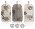 Kapsáček Plnitelná kapsička na jídlo 3 ks / Kapsička na krmení / znovu plnitelná / 125 ml (PK-3KS)