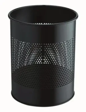 Durable odpadkový koš kulatý 15 l černá / Odpadkový koš / Kov / O 26 cm (331001)