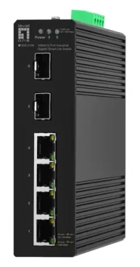 LevelOne IGS-2106 Hilbert / Průmyslový switch / 4x GE / 2x SFP / Managed L2 / IP30 / DIN lišta (IGS-2106)