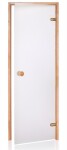 Dveře do sauny "A" 7x19 Satin 690x1890 mm Osika CA719SAASL