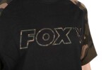 FOX Tričko Black/Camo Outline T-Shirt M (CFX268)