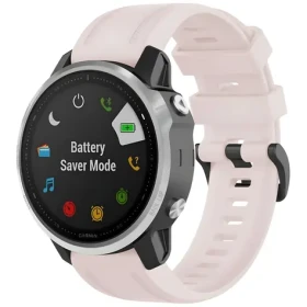Beline Watch 2 růžová / Řemínek pro Garmin Fenix 8/Fenix 7S/Instinct 2S / 20 mm / silikon (05908047991303)