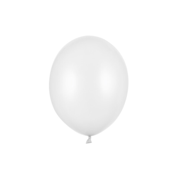 Balonky Strong 30 cm, Metallic Pure White (1 bal. / 10 ks)