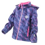 Bunda softshellová dívčí s kapucí, Pidilidi, PD1102-01, růžová - 98 | 3roky
