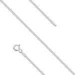 LUNICA Stříbrný řetízek KERB 50cm 0019 0020