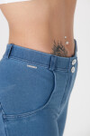 Dámské džíny Mid Waist Light Blue Boost Jeans Gemini světle modrá