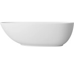 CERANO - Vana z litého mramoru Aura - volně stojící - bílá matná - 180x90x58 CER-VELA1050W