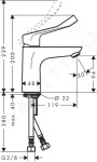 HANSGROHE - Focus Umyvadlová baterie, CoolStart, chrom 31917000