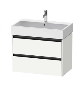 DURAVIT - Ketho.2 Umyvadlová skříňka 55x78x46 cm, 2 zásuvky, matná bílá K25277018180000