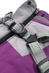 Active zimní bunda pro psa na ZIP Barva: Fialová, Délka zad (cm): 30, Obvod hrudníku: 36 - 42 cm